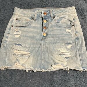 AMERICAN EAGLE AE Jean skirt super stretch X size 6